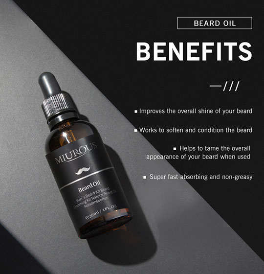 No Animal Testing Smoothing Men Beard Oil