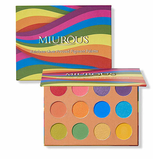 Rainbow Glow Pressed Pigment Palette 1